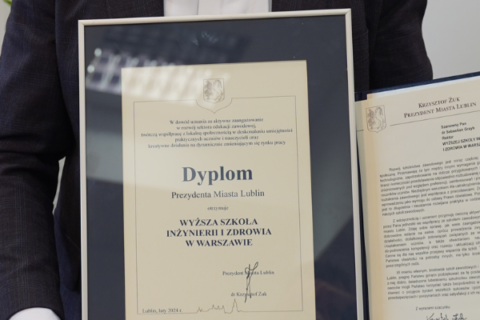 Dyplom od Prezydenta Lublina